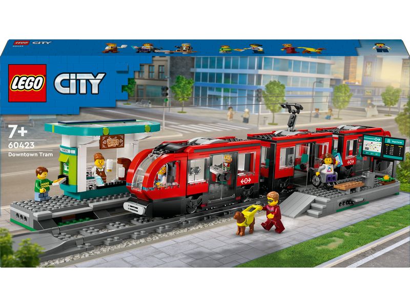 LEGO® | LEGO Strassenbahn mit Haltestelle | LEGO City