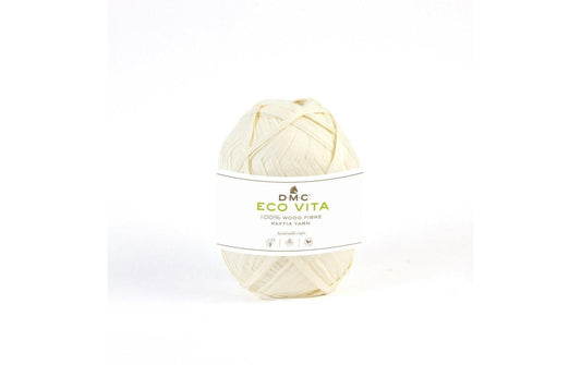 DMC, Stoffgarn Eco Vita Raffia 50 g, Ecru
