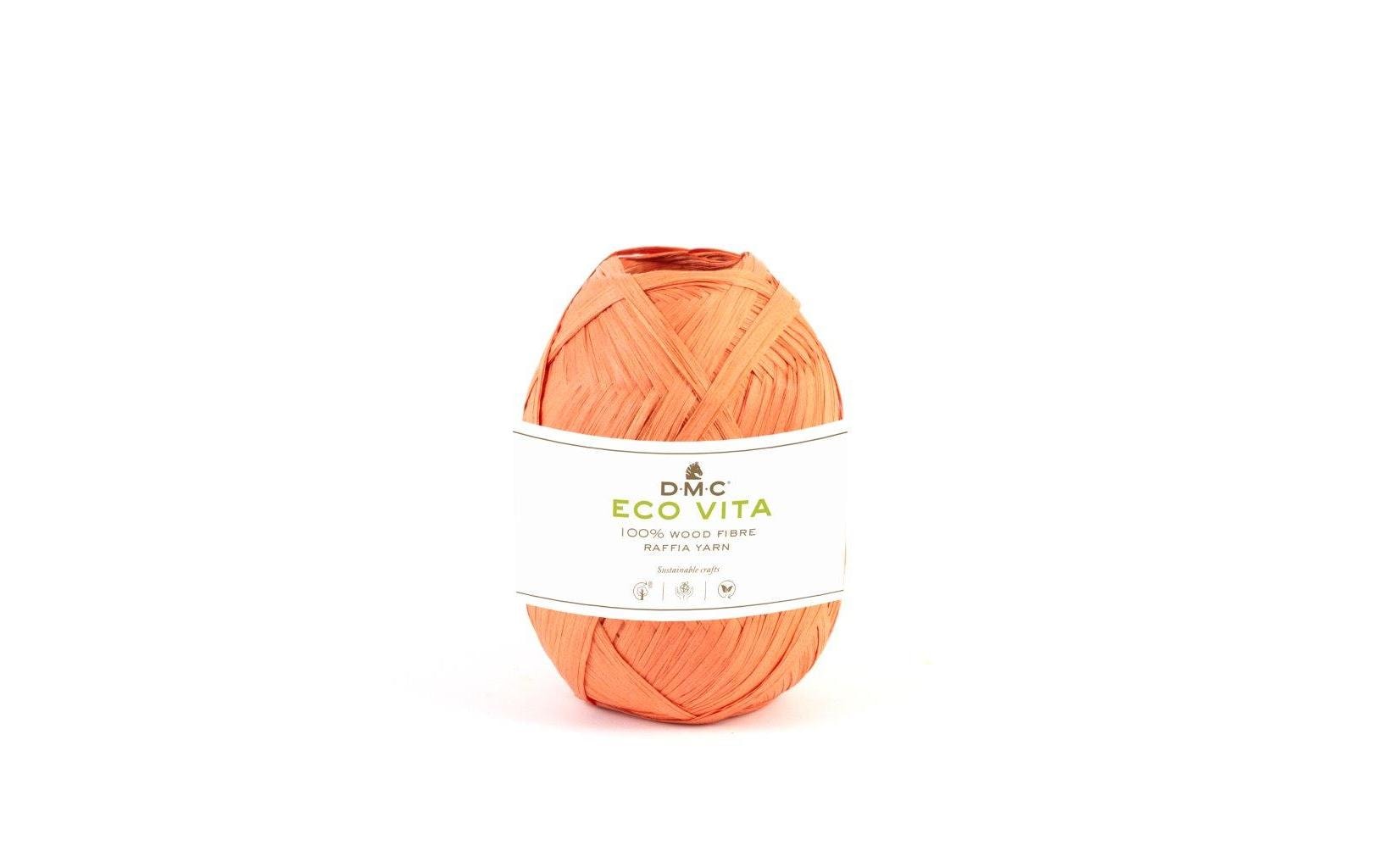 DMC, Stoffgarn Eco Vita Raffia 50 g, Orange
