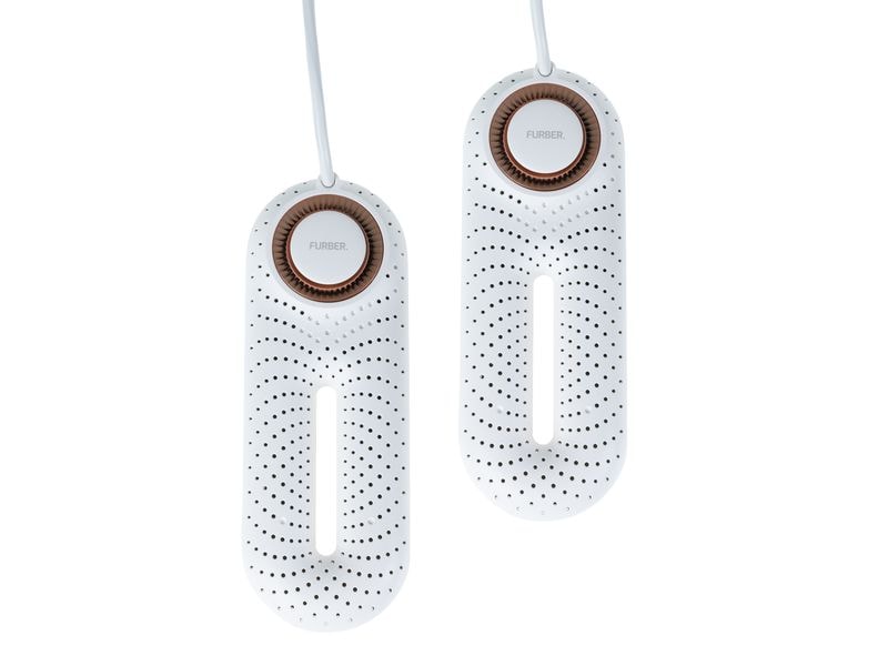 FURBER | Schuhtrockner Weiss | 37W, Timer 3/6/9H, 18x6.6x3.5cm