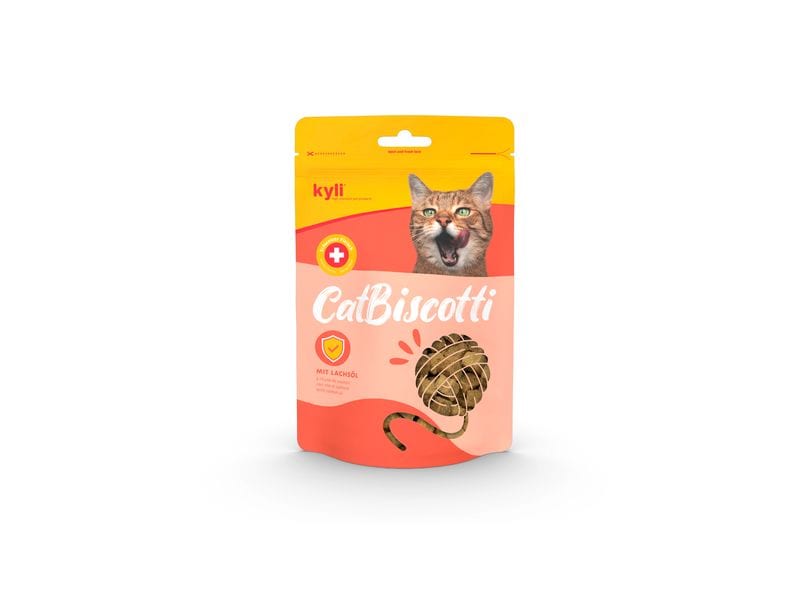 kyli | CatBiscotti mit Lachsöl 100 g | Snacks