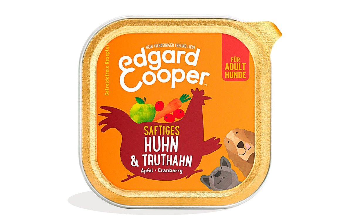 Edgard&Cooper Adult Huhn+Truthahn 11x150g