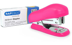 Rapesco 1410 Bug Mini Heftgerät pink