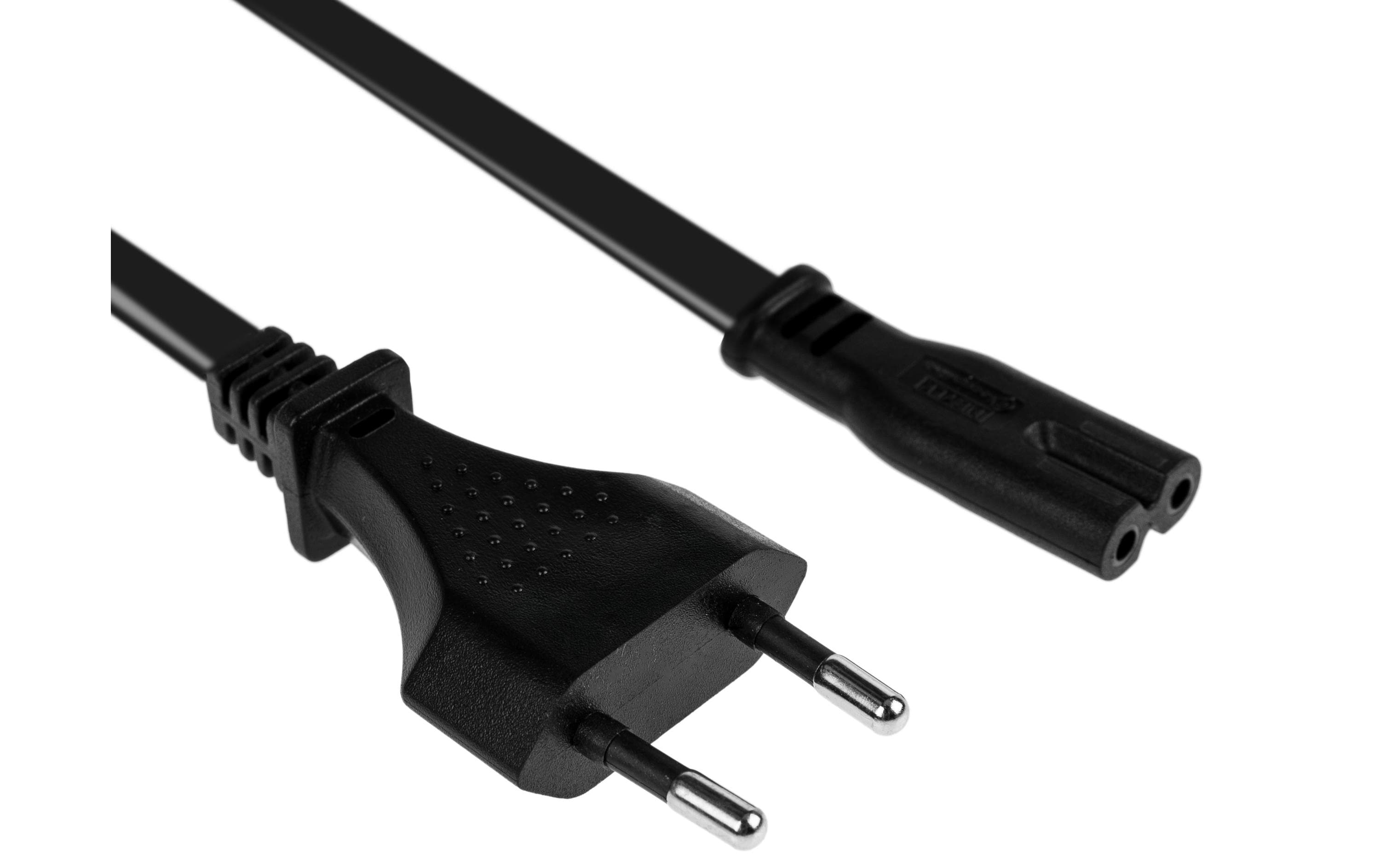 FURBER.power, Netzkabel C7-T26 1.0 m Schwar