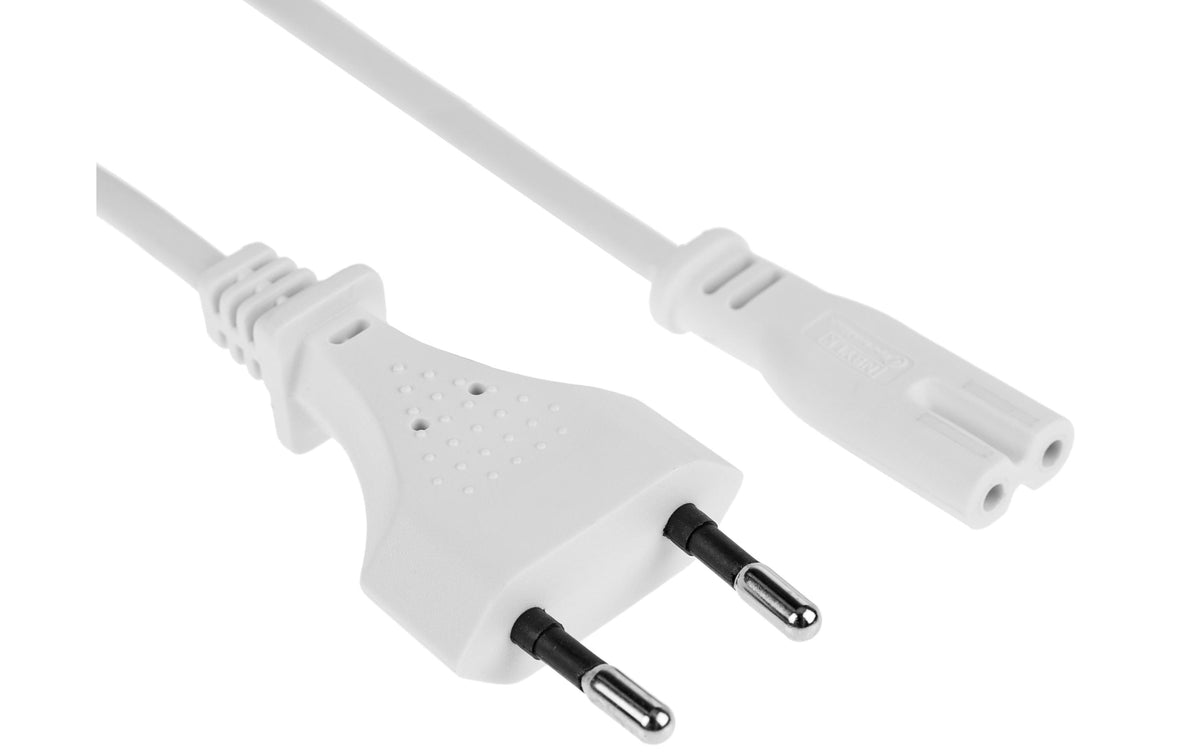 FURBER.power, Netzkabel C7-T26 1.0 m Weiss