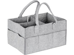 relaxdays | Windel Caddy Filz | Grau