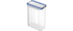 Rotho, Vorratsdose Domino 1.5 l, Blau/Trans