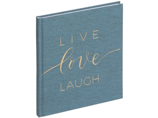Pagna | Feel good books live | 128 Seiten, blanko Papier, graublau