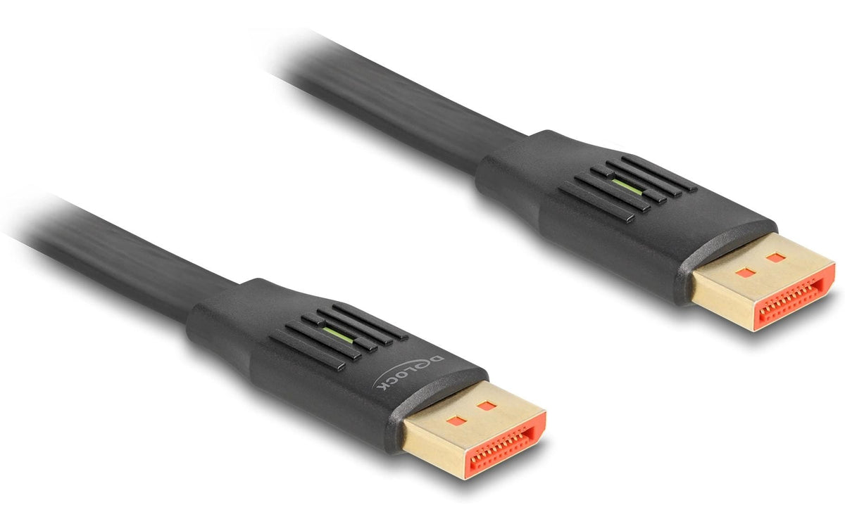 Delock, Kabel 8K 60 Hz Flat DisplayPort - D
