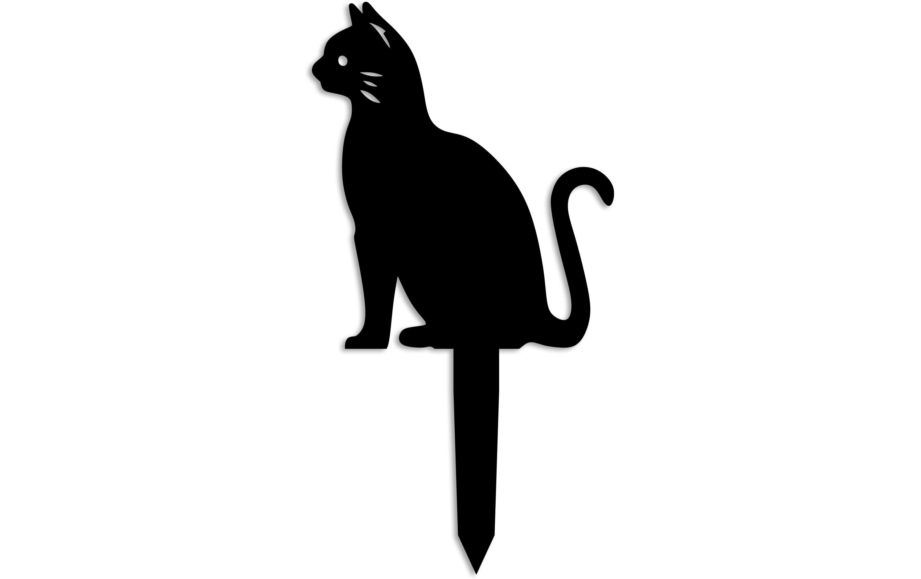 Wallxpert Gartenstecker Katze