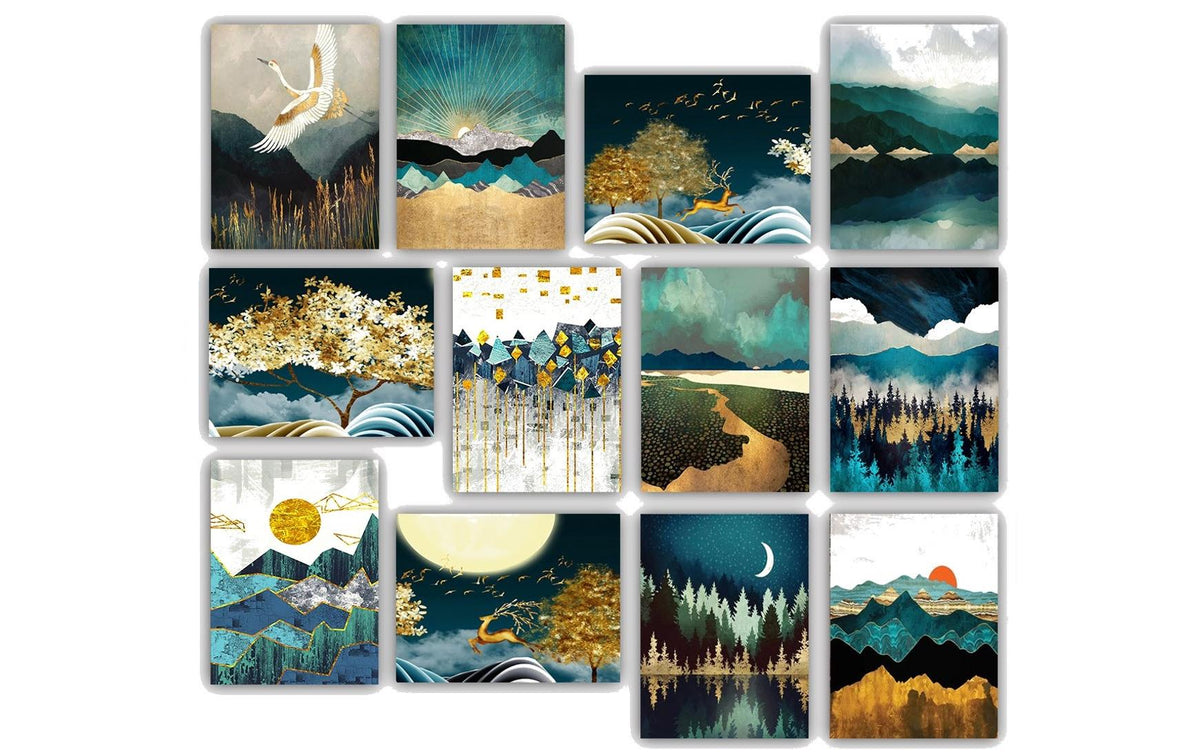 Wallxpert Bild  Landschaft 12-teilig