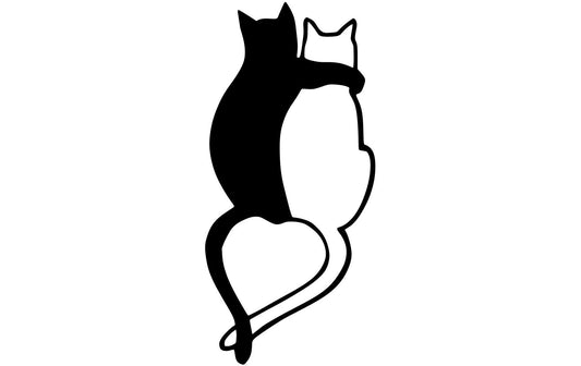 Wallxpert Wanddeko Love Cats