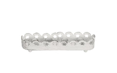 COCON Kerzenhalter, 15x3.5x3.5cm, weiss