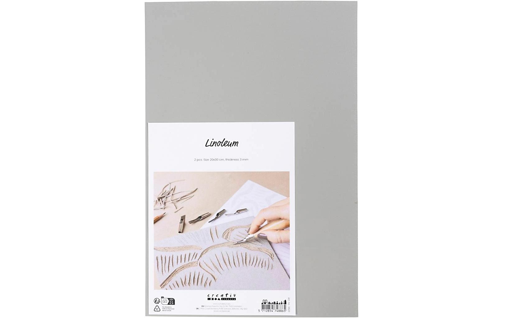 Creativ Company Linoleumplatte Linoldruck