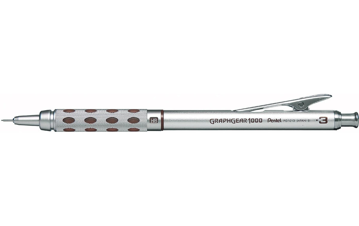 pentel, Graphitstift sharp Silber/ Braun, 0
