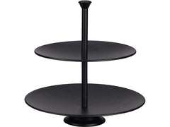 FURBER | Etagere 2-stufig Schwarz | Metal