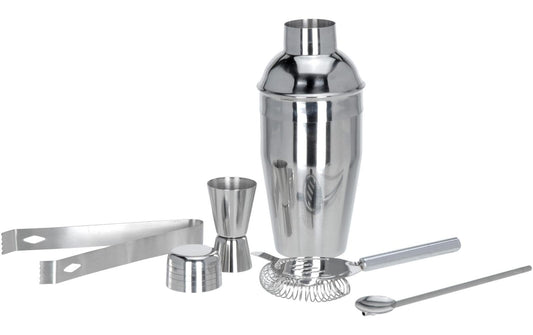FURBER | Cocktailshaker Set 5TLG | Edelstahl, 5-teilig