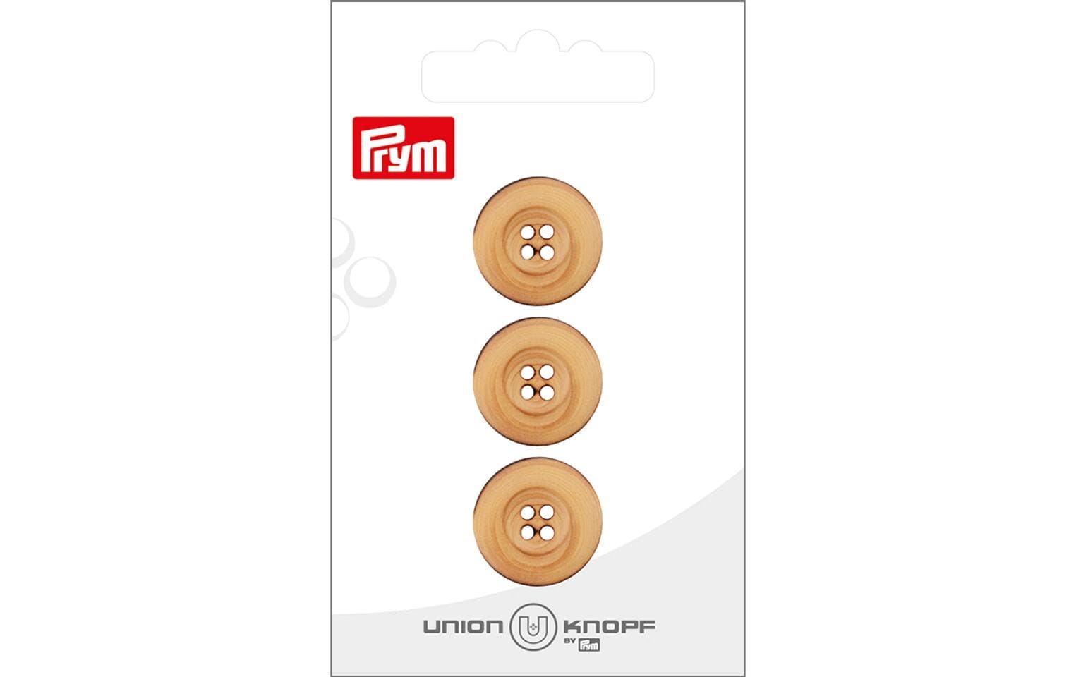Bu Prym  Knopf Holzknopf 4-Loch