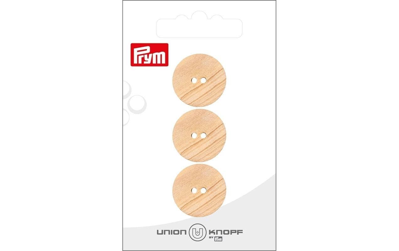 Bu Prym  Knopf Holzknopf 2-Loch