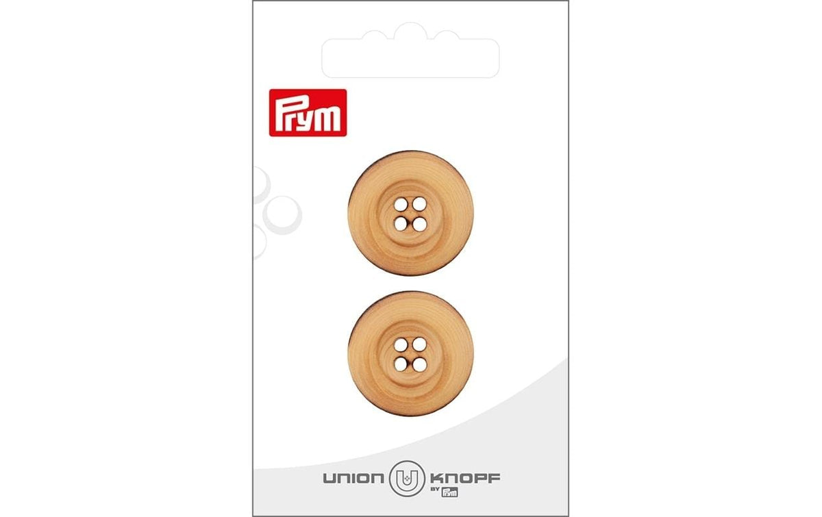 Bu Prym  Knopf Holzknopf 4-Loch