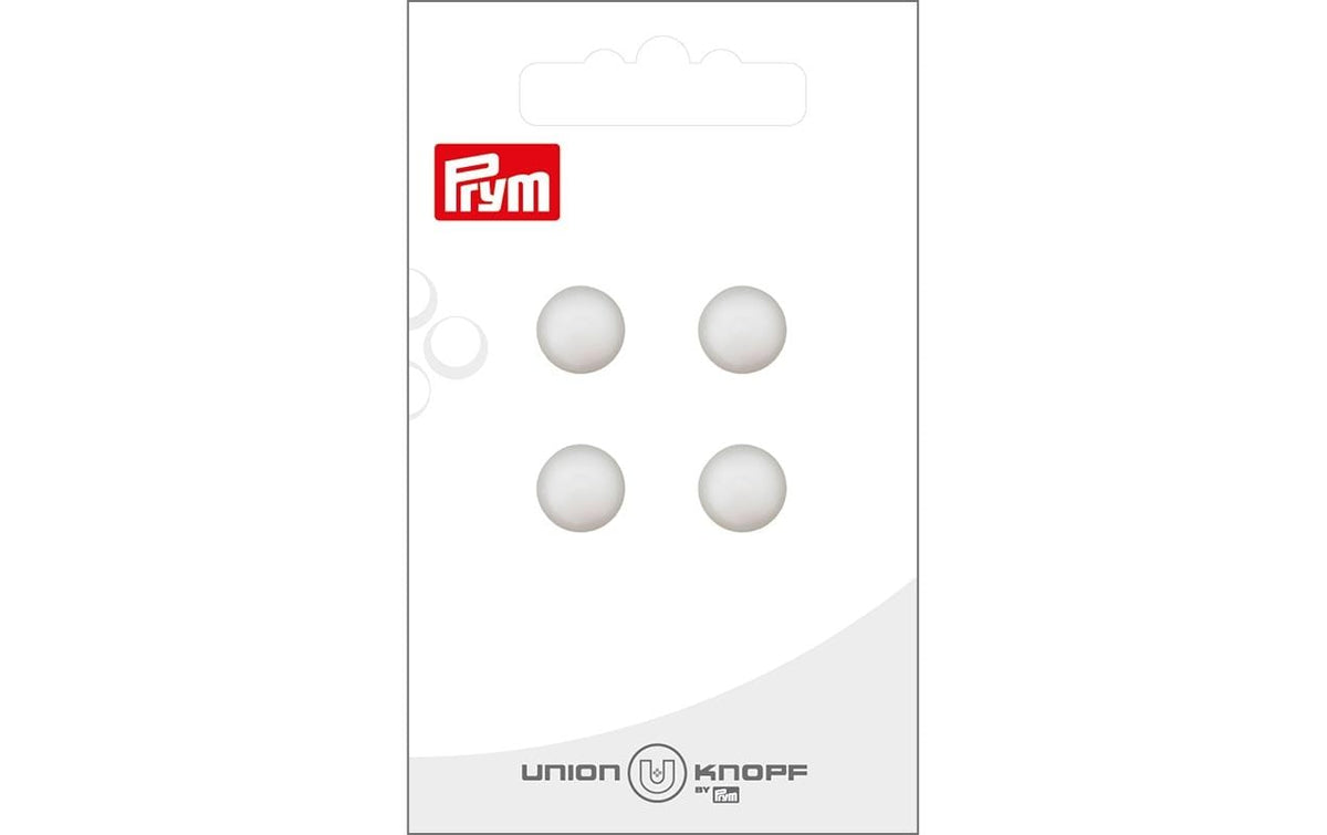 Bu Prym  Knopf Poly-Knopf Öse, weiss