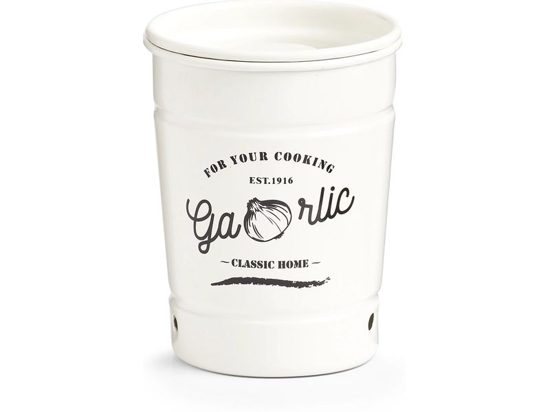 Zeller Present | Knoblauchtopf Garlic | Metall, Ø 7,4-9,3 x 12,5 cm, 470 ml