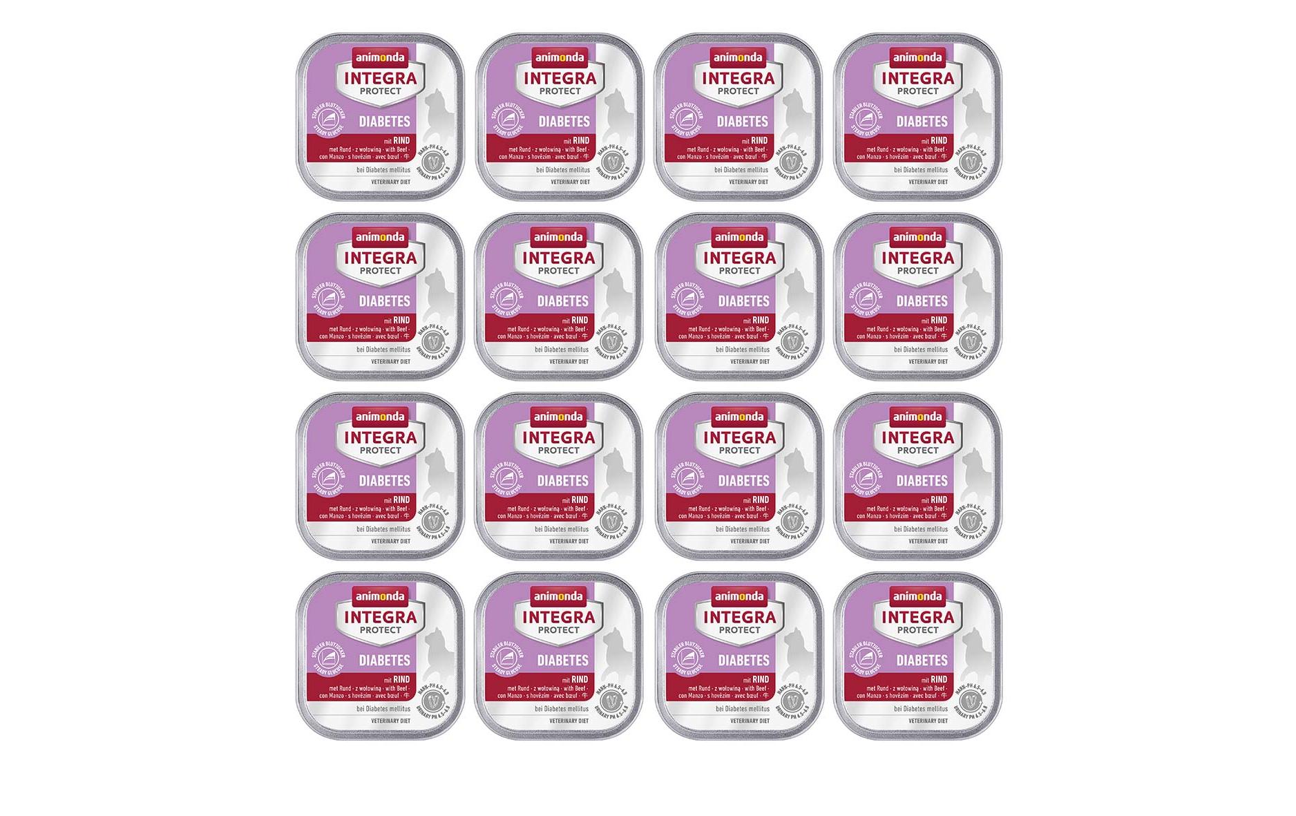 Animonda Integra Cat Diabetes Rind 16x100g