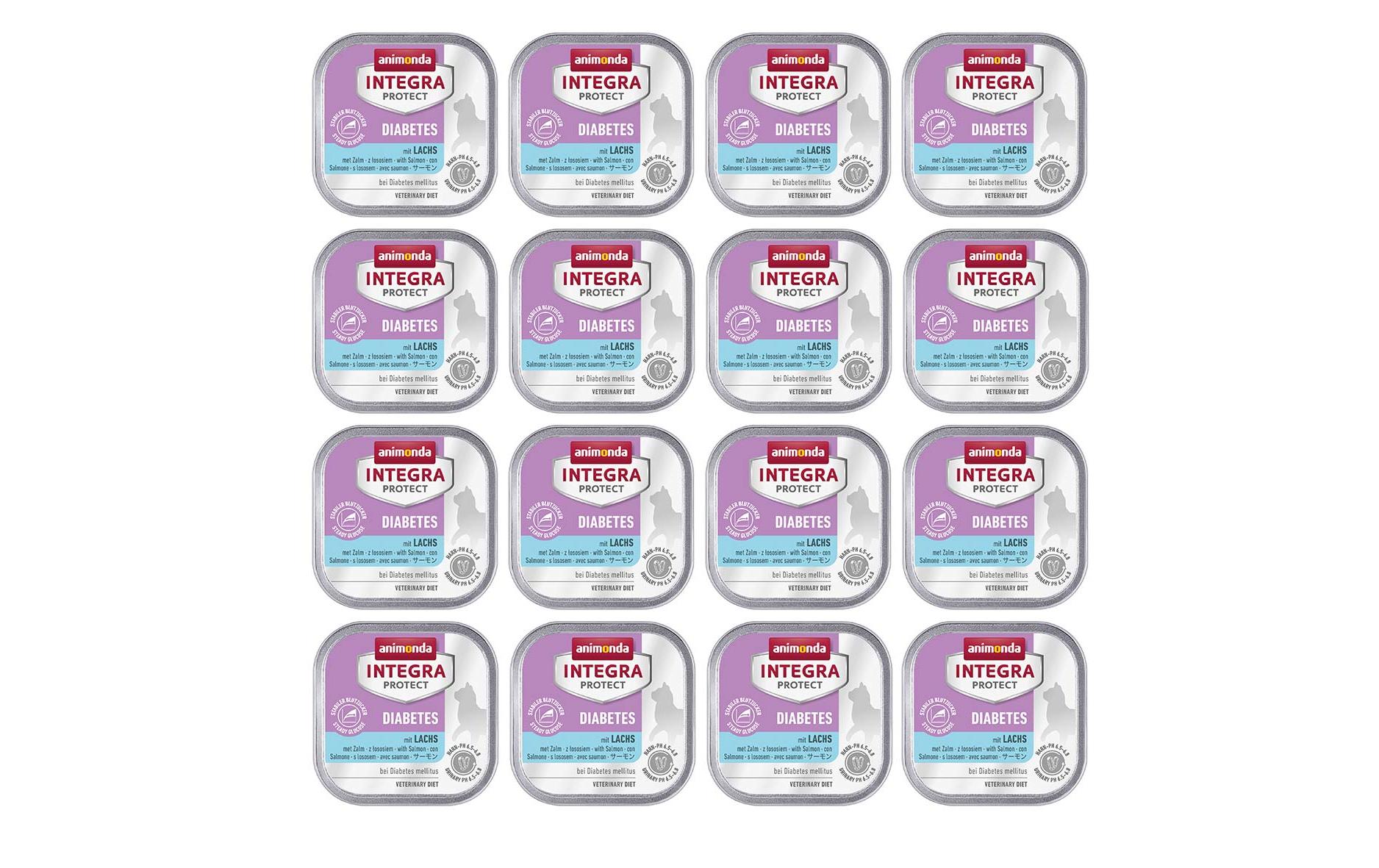 Animonda Integra Cat Diabetes Lachs 16x100g
