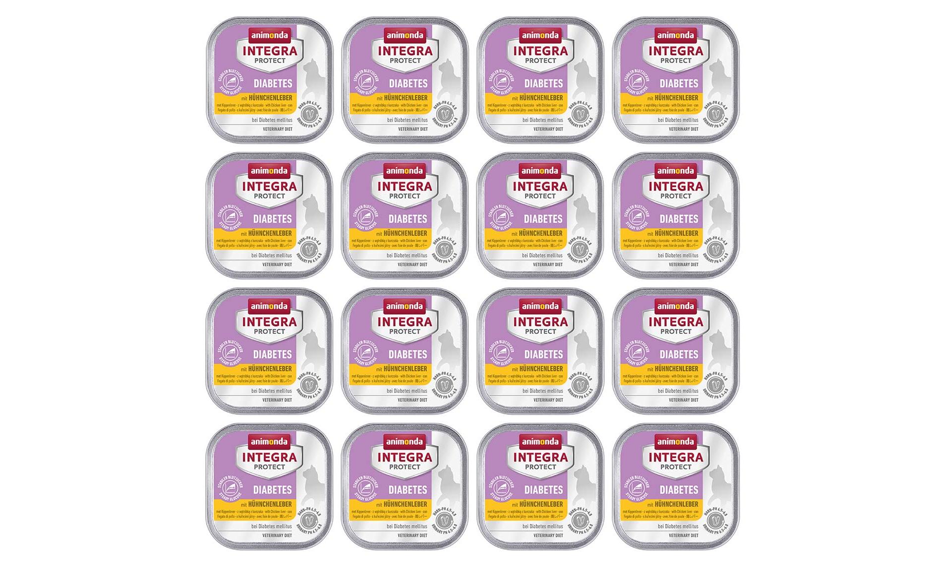 Animonda Integra Cat Diabetes 16x100g Kit