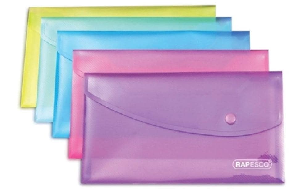 Rapesco A5-Druckknopf-Dokumentenmappe