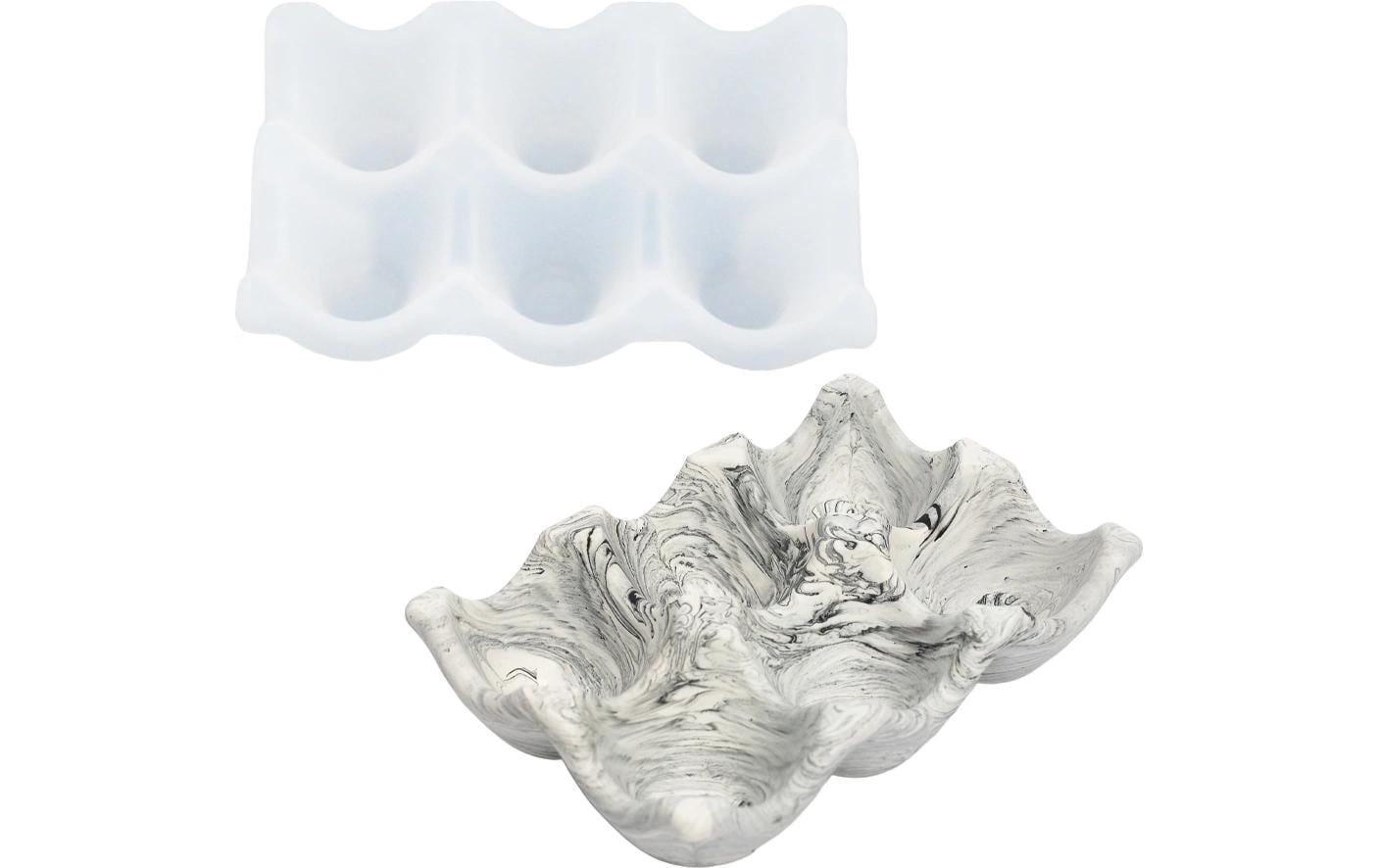 Jesmonite Giessform Silikon Eierbox