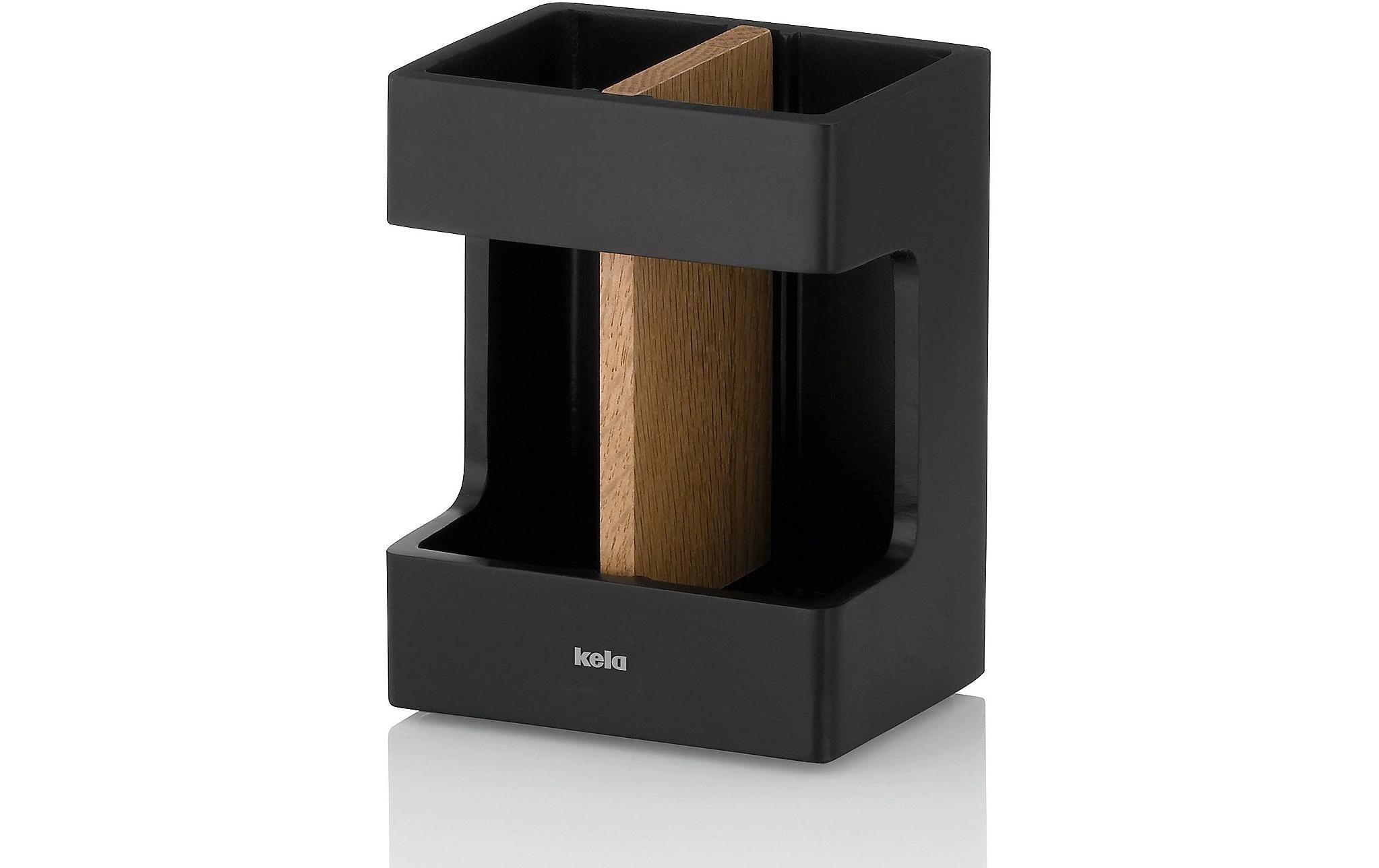 Kela Zahnbürstenhalter Cube Schwarz