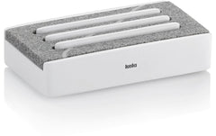 Kela Seifenschale Cube Weiss