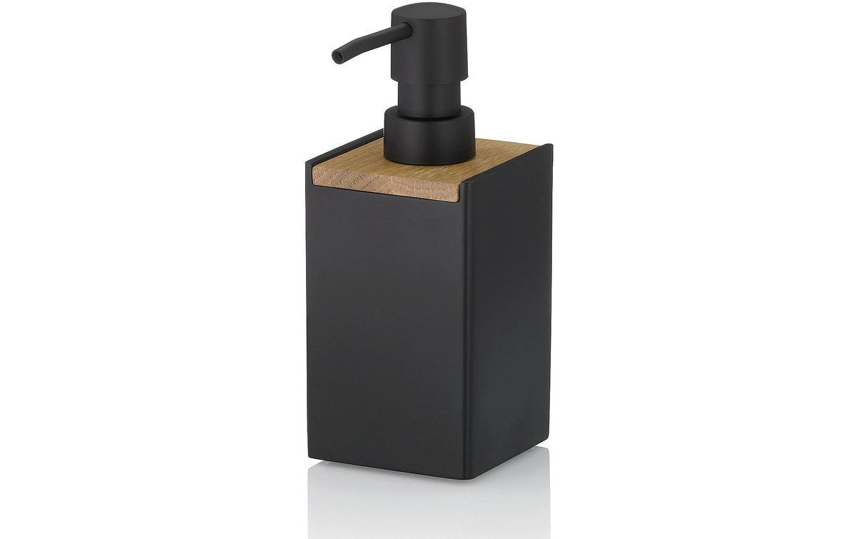 Kela Seifenspender Cube Schwarz