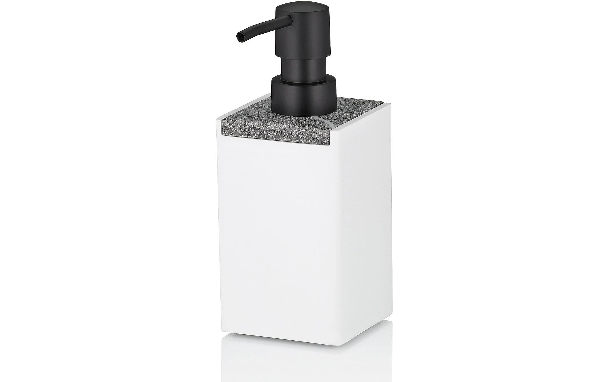 Kela Seifenspender Cube Weiss