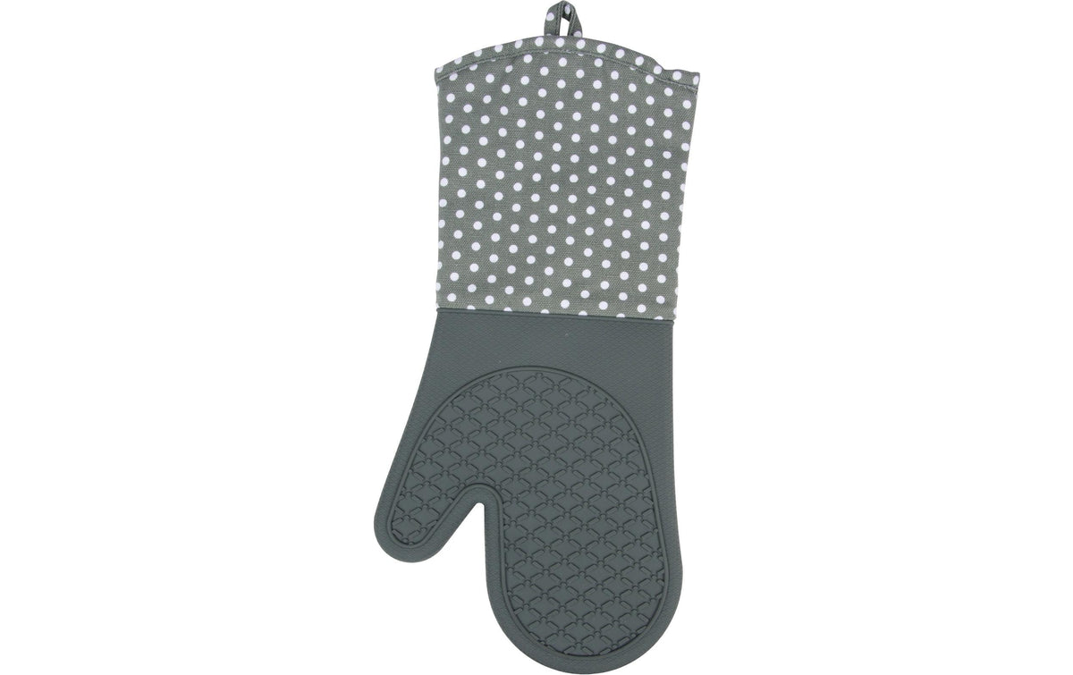 Wenko, Küchenhandschuh Punkte 2er Set, Grau
