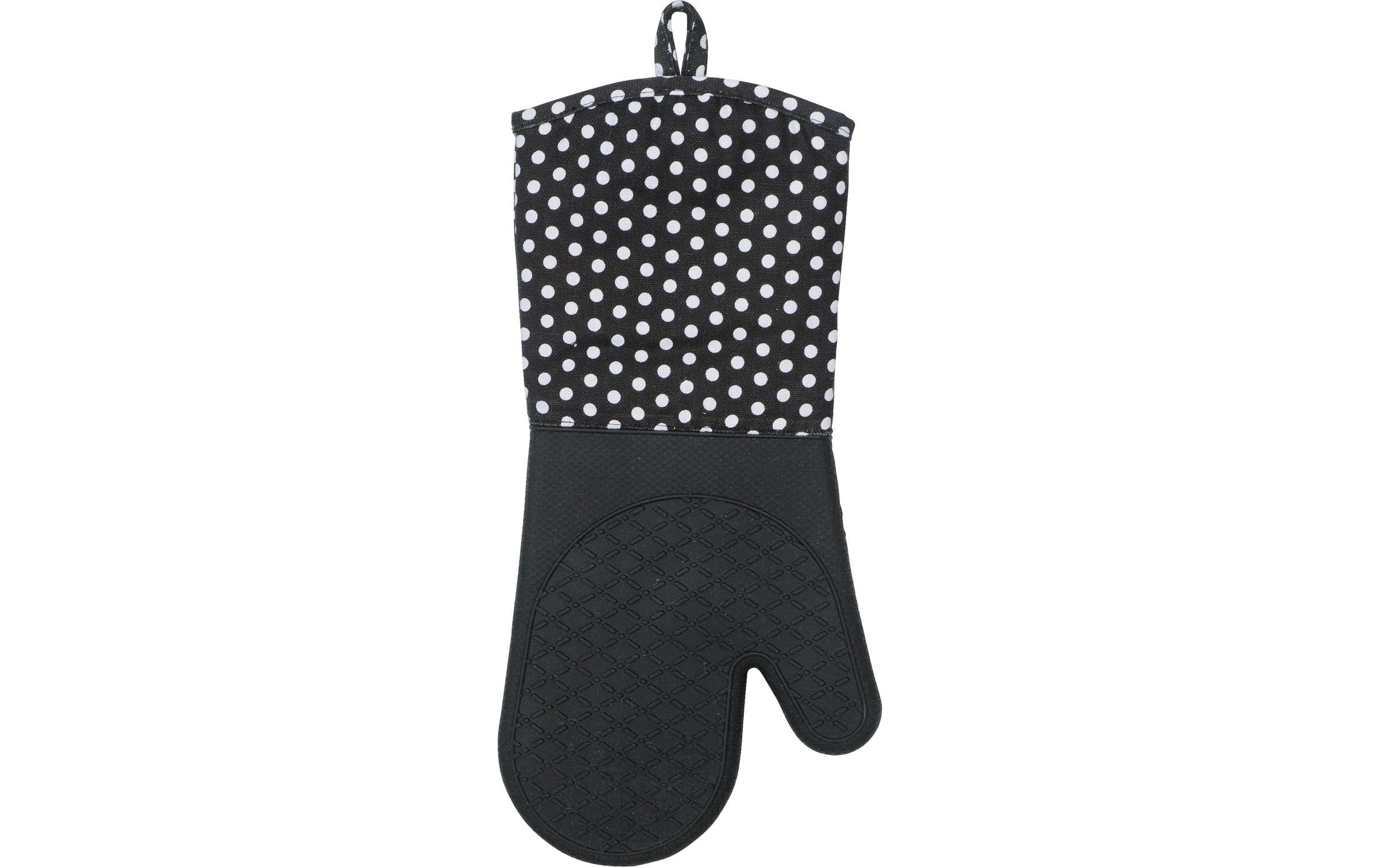 Wenko, Küchenhandschuh Punkte 2er Set, Schw