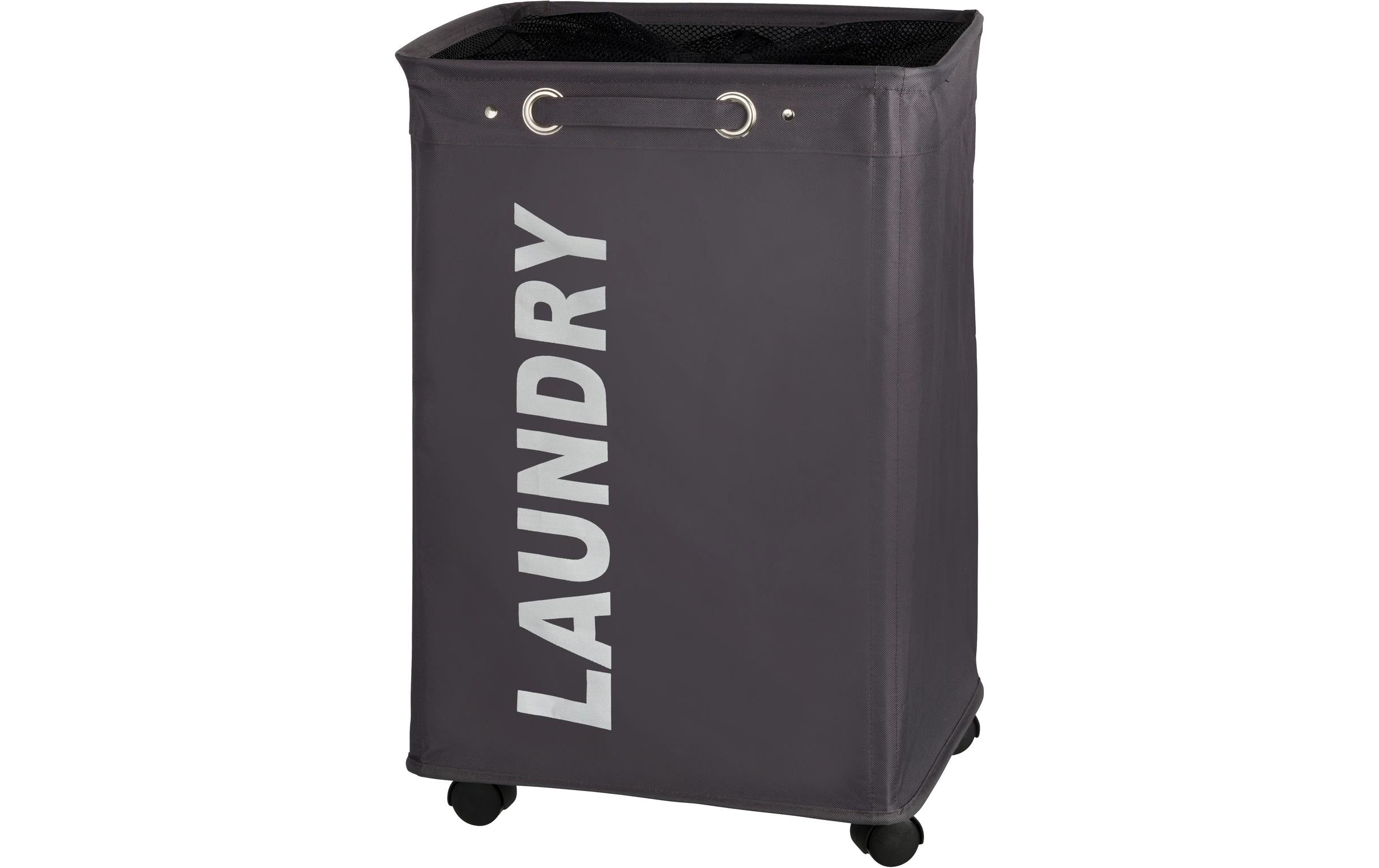 Wenko, Wäschesammler Quadro 79 l, Schwarz