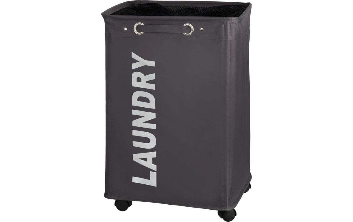Wenko, Wäschesammler Quadro 79 l, Schwarz