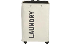 Wenko, Wäschesammler Quadro 79 l, Beige