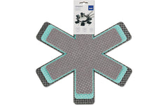 Kela | Pfannenschutz Amparo 3teilig Mint/Grau | 3 teilig, Durchmesser 31,35,39cm
