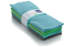 Kela | Mikrofaser Reinigungstuch Lou Blautöne | 8er Set, 30x30cm