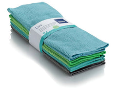 Kela | Mikrofaser Reinigungstuch Lou Blautöne | 8er Set, 30x30cm
