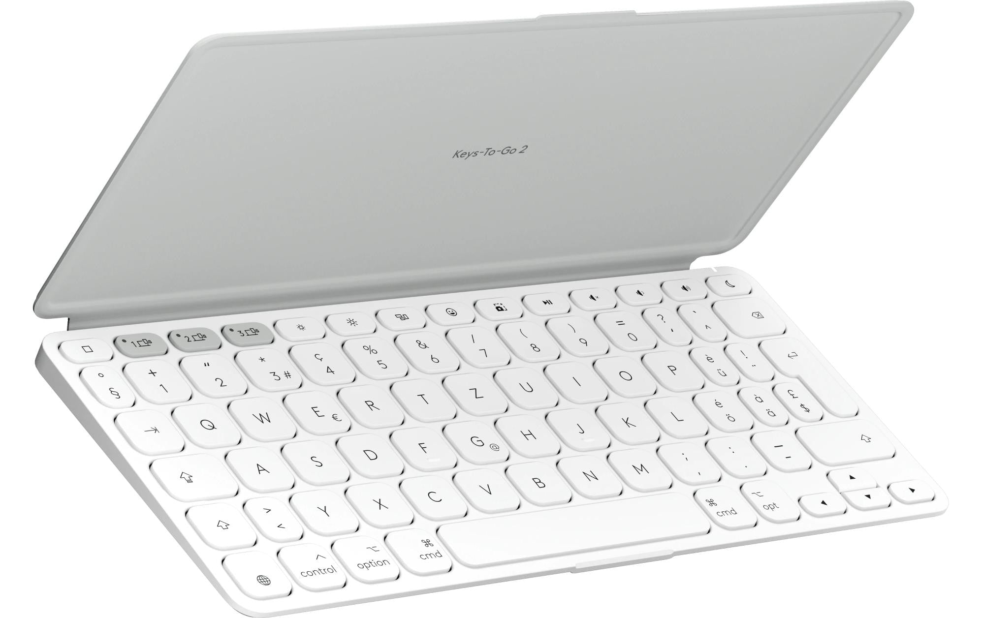 Logitech, Tastatur Keys-To-Go 2 Pale grey