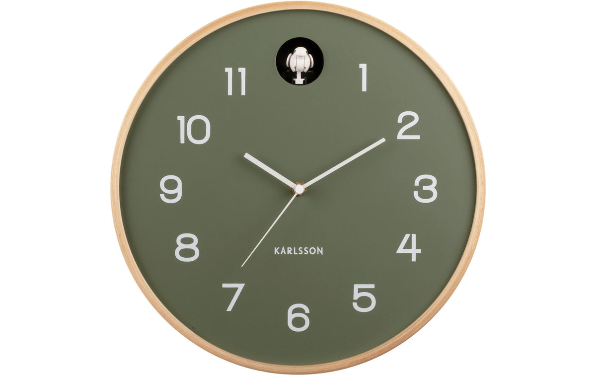 KARLSSON, Wanduhr Natural Cuckoo 31.5 cm, G