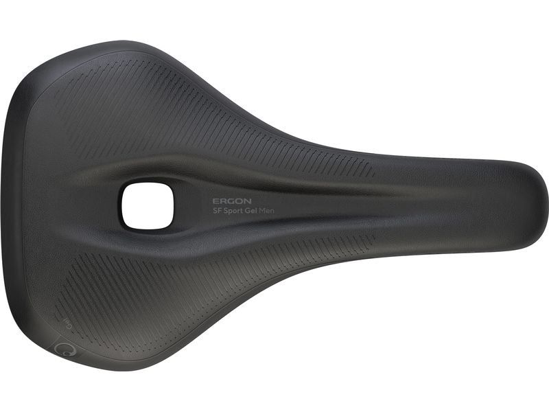Ergon | Sattel SF Sport Gel Man S/M black | ohne Öffnung schwarz