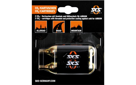 SKS CO2-Patronen, 16 g mit Gewinde