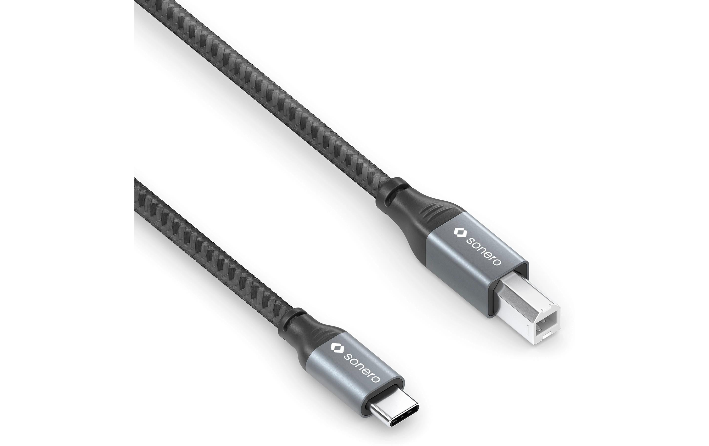 sonero, USB 2.0-Kabel USB C - USB B 1.5 m