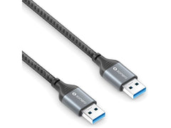sonero | USB-A - USB-A Kabel, 1.5m | Nylon Mantel, USB 3.0, 5Gbps
