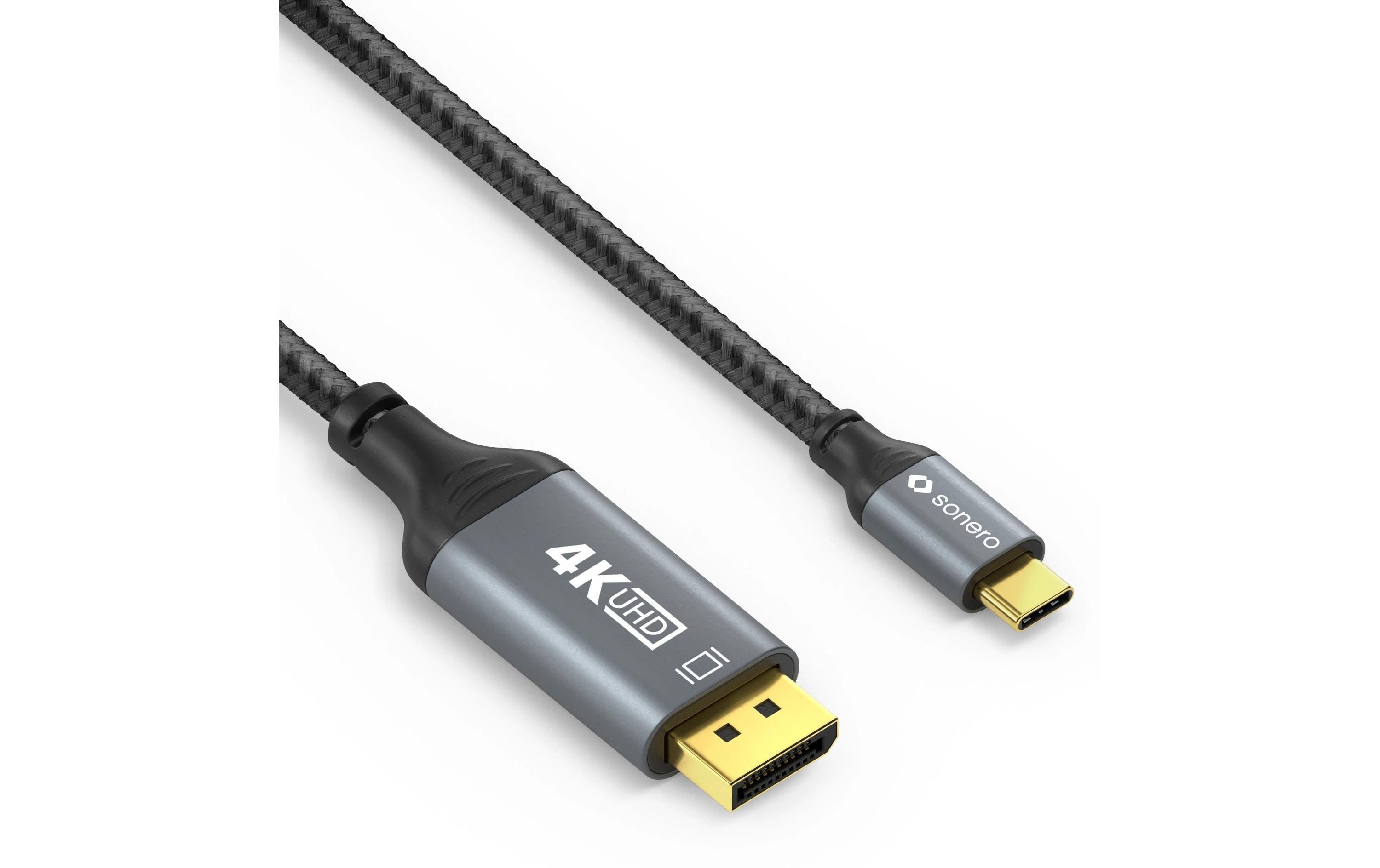 Sonero USB-C - Displayport Kabel, 1.0m